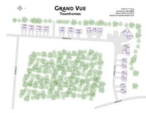Grand Vue Townhomes Site Map